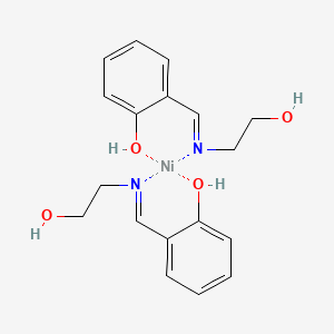 2-(2-hydroxyethyliminomethyl)phenol;nickel