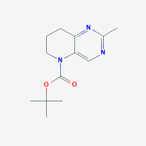 B1435236 tert-Butyl 2-methyl-7,8-dihydropyrido[3,2-d]pyrimidine-5(6H)-carboxylate CAS No. 1421312-15-3