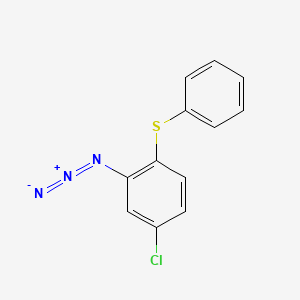 2-Azido-4-chloro-1-(phenylsulfanyl)benzene