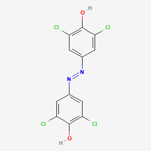 2,6-Dichloro-4-[2-(3,5-dichloro-4-hydroxyphenyl)hydrazinylidene]cyclohexa-2,5-dien-1-one