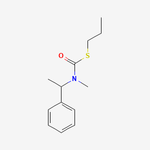 Carbamothioic acid, methyl(1-phenylethyl)-, S-propyl ester