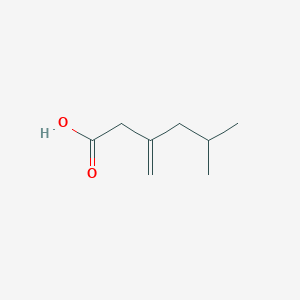 molecular formula C8H14O2 B14352391 5-Methyl-3-methylidenehexanoic acid CAS No. 90252-88-3