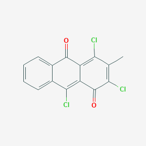 2,4,9-Trichloro-3-methylanthracene-1,10-dione