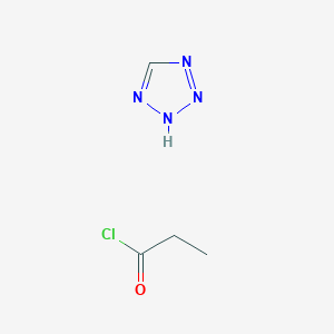 propanoyl chloride;2H-tetrazole