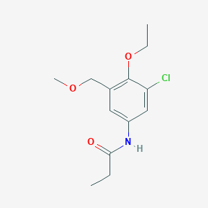 N-[3-Chloro-4-ethoxy-5-(methoxymethyl)phenyl]propanamide