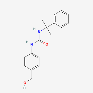 N-[4-(Hydroxymethyl)phenyl]-N'-(2-phenylpropan-2-yl)urea