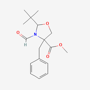 Methyl 4-benzyl-2-tert-butyl-3-formyl-1,3-oxazolidine-4-carboxylate