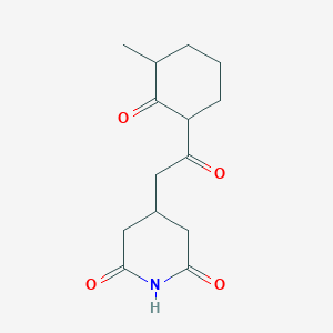 4-[2-(3-Methyl-2-oxo-cyclohexyl)-2-oxo-ethyl]piperidine-2,6-dione