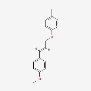 1-methoxy-4-[(E)-3-(4-methylphenoxy)prop-1-enyl]benzene