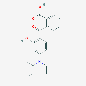 2-{4-[(Butan-2-yl)(ethyl)amino]-2-hydroxybenzoyl}benzoic acid