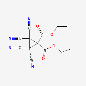 Diethyl 2,2,3,3-tetracyanocyclopropane-1,1-dicarboxylate