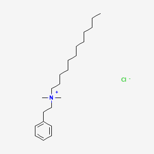 N,N-Dimethyl-N-(2-phenylethyl)dodecan-1-aminium chloride