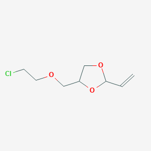 4-[(2-Chloroethoxy)methyl]-2-ethenyl-1,3-dioxolane