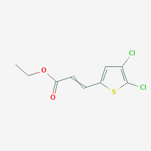 Ethyl 3-(4,5-dichlorothiophen-2-yl)prop-2-enoate