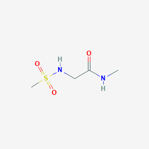 N~2~-(Methanesulfonyl)-N-methylglycinamide