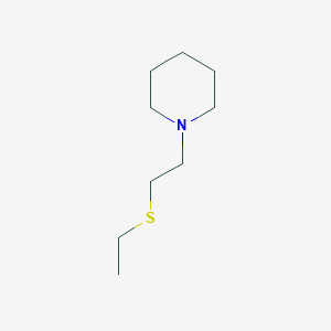 1-[2-(Ethylsulfanyl)ethyl]piperidine