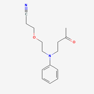 3-{2-[(3-Oxobutyl)(phenyl)amino]ethoxy}propanenitrile