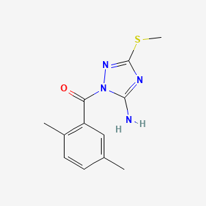 [5-Amino-3-(methylsulfanyl)-1H-1,2,4-triazol-1-yl](2,5-dimethylphenyl)methanone