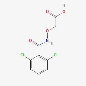 [(2,6-Dichlorobenzamido)oxy]acetic acid