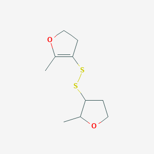 5-Methyl-4-[(2-methyloxolan-3-yl)disulfanyl]-2,3-dihydrofuran