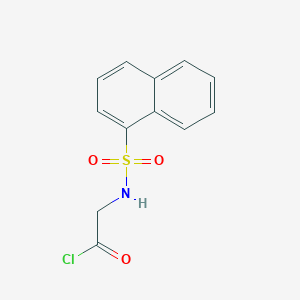 N-(Naphthalene-1-sulfonyl)glycyl chloride