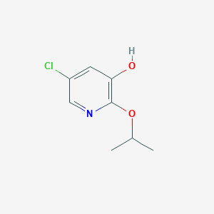 molecular formula C8H10ClNO2 B1435273 5-氯-2-(异丙氧基)吡啶-3-醇 CAS No. 1826110-18-2