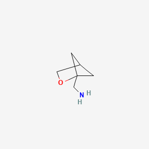 molecular formula C6H11NO B1435278 (2-氧代双环[2.1.1]己烷-1-基)甲胺 CAS No. 1935424-98-8