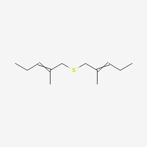 2-Methyl-1-[(2-methylpent-2-EN-1-YL)sulfanyl]pent-2-ene