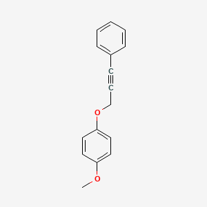 1-Methoxy-4-[(3-phenylprop-2-yn-1-yl)oxy]benzene