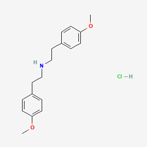 molecular formula C18H24ClNO2 B1435280 2-(4-甲氧基苯基)-N-[2-(4-甲氧基苯基)乙基]乙胺盐酸盐 CAS No. 63979-54-4