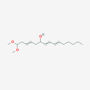 1,1-Dimethoxypentadeca-3,7,9-trien-6-ol