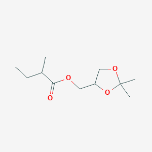 (2,2-Dimethyl-1,3-dioxolan-4-yl)methyl 2-methylbutanoate