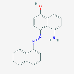 5-Amino-4-[2-(naphthalen-1-yl)hydrazinylidene]naphthalen-1(4H)-one