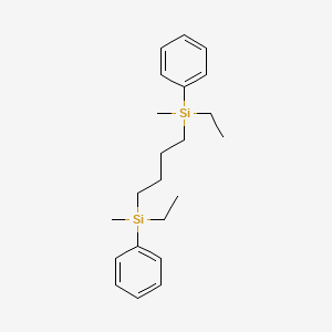 (Butane-1,4-diyl)bis[ethyl(methyl)phenylsilane]