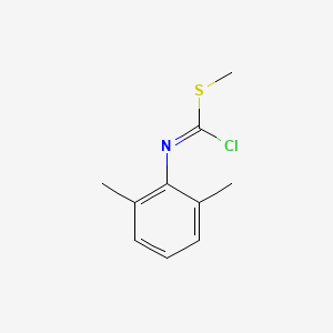 Carbonochloridimidothioic acid, (2,6-dimethylphenyl)-, methyl ester