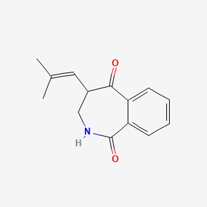 4-(2-Methylprop-1-en-1-yl)-3,4-dihydro-1H-2-benzazepine-1,5(2H)-dione