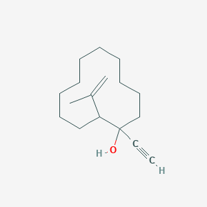 1-Ethynyl-2-(prop-1-en-2-yl)cyclododecan-1-ol