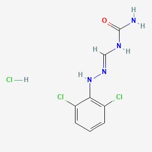 [(E)-[(2,6-dichlorophenyl)hydrazinylidene]methyl]urea;hydrochloride