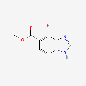 B1435294 Methyl 4-fluoro-1H-benzimidazole-5-carboxylate CAS No. 1804150-63-7