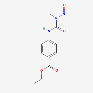 Ethyl 4-[[methyl(nitroso)carbamoyl]amino]benzoate