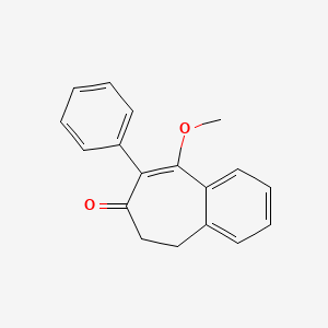 9-Methoxy-8-phenyl-5,6-dihydro-7h-benzo[7]annulen-7-one