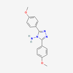 4H-1,2,4-Triazol-4-amine, 3,5-bis(4-methoxyphenyl)-