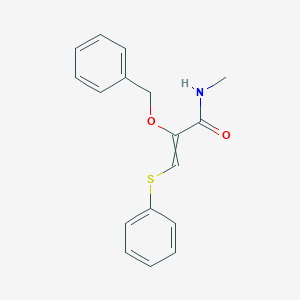 2-(Benzyloxy)-N-methyl-3-(phenylsulfanyl)prop-2-enamide