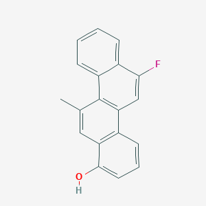 molecular formula C19H13FO B14353166 6-Fluoro-11-methylchrysen-1-OL CAS No. 92755-78-7