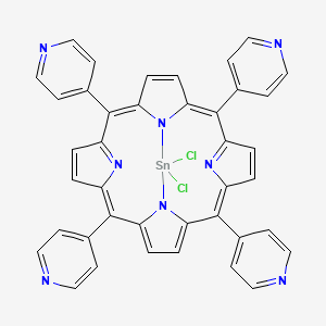 molecular formula C40H24Cl2N8Sn B1435318 Sn(IV) meso-四(4-吡啶基)卟啉二氯化物 CAS No. 87261-83-4