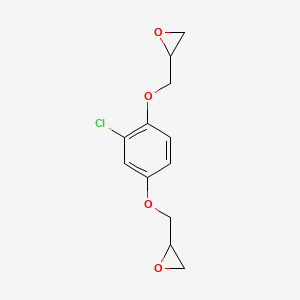 2,2'-[(2-Chloro-1,4-phenylene)bis(oxymethylene)]bis(oxirane)