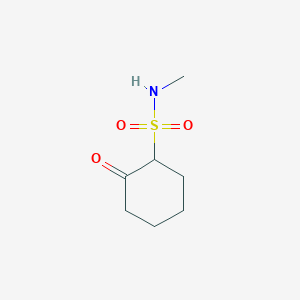 molecular formula C7H13NO3S B14353201 Cyclohexanesulfonamide, N-methyl-2-oxo- CAS No. 96355-28-1