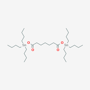 molecular formula C31H64O4Sn2 B14353220 5,5,15,15-Tetrabutyl-7,13-dioxo-6,14-dioxa-5,15-distannanonadecane CAS No. 96971-54-9