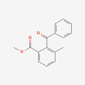 molecular formula C16H14O3 B14353224 Methyl 2-benzoyl-3-methylbenzoate CAS No. 94501-26-5