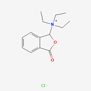 N,N,N-Triethyl-3-oxo-1,3-dihydro-2-benzofuran-1-aminium chloride